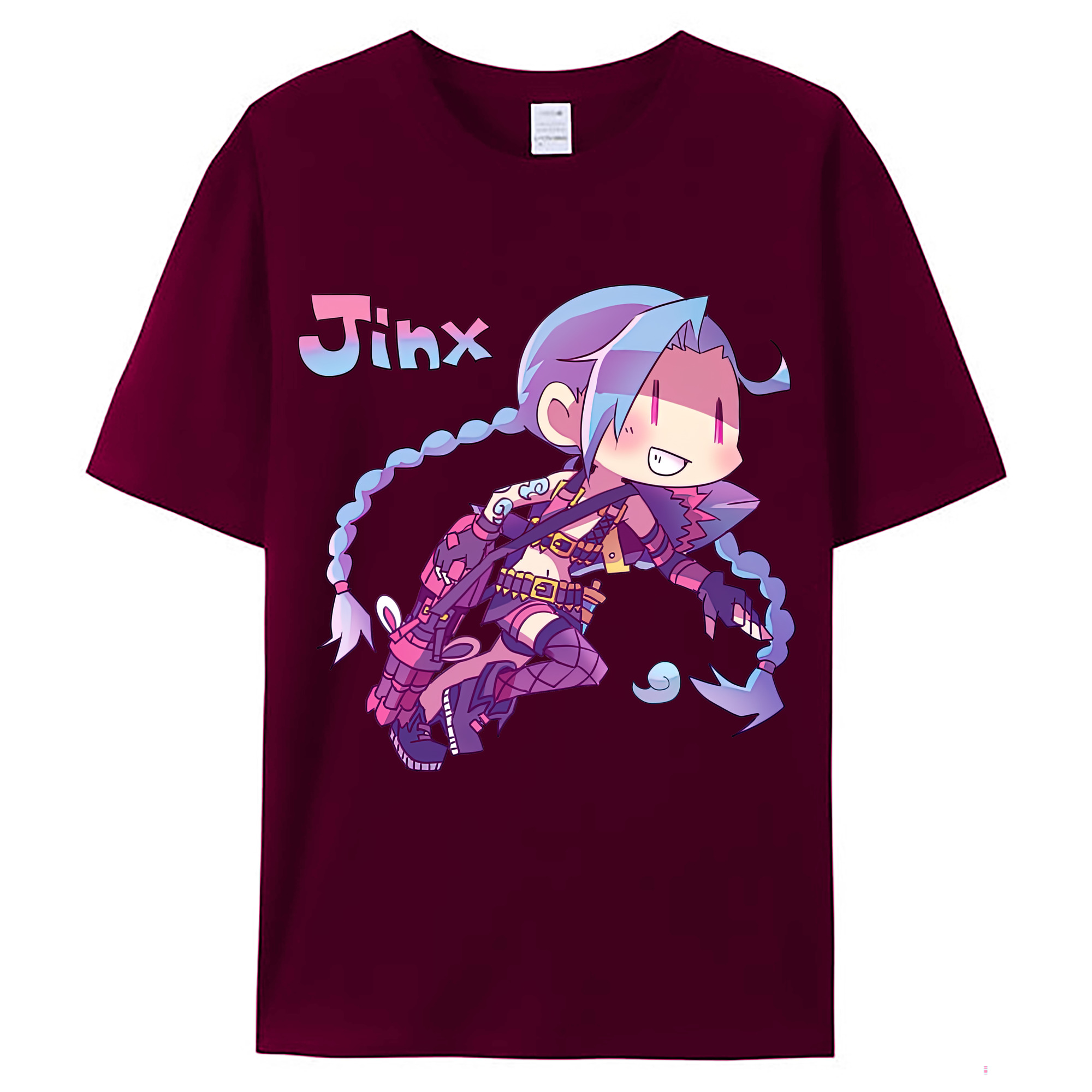 （画像用） リーグ・オブ・レジェンド League of Legends LOL レディースカジュアルプリントTシャツ（綿100％）